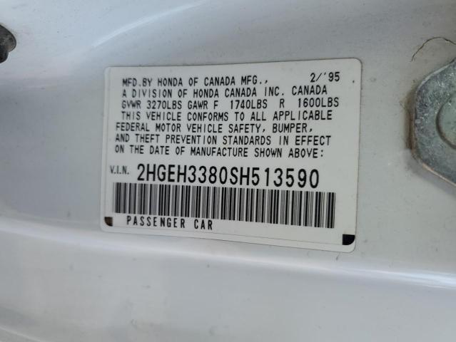 Photo 11 VIN: 2HGEH3380SH513590 - HONDA CIVIC 