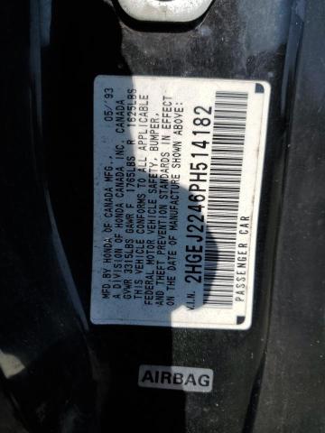 Photo 12 VIN: 2HGEJ2246PH514182 - HONDA CIVIC DX 