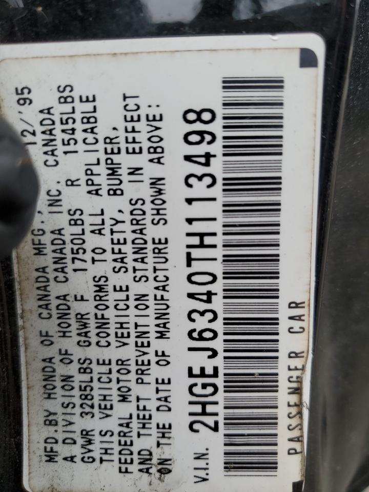 Photo 11 VIN: 2HGEJ6340TH113498 - HONDA CIVIC 