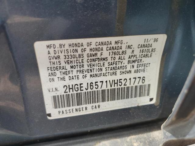 Photo 11 VIN: 2HGEJ6571VH521776 - HONDA CIVIC 