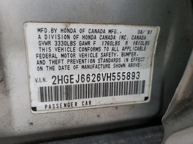 Photo 11 VIN: 2HGEJ6626VH555893 - HONDA CIVIC 