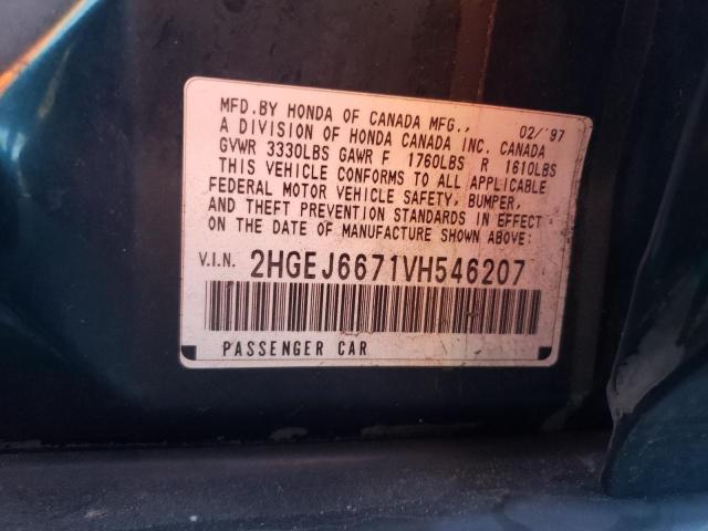 Photo 11 VIN: 2HGEJ6671VH546207 - HONDA CIVIC 