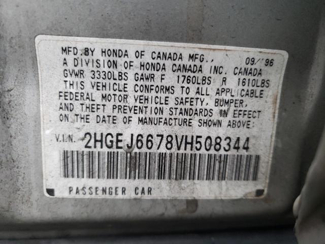 Photo 11 VIN: 2HGEJ6678VH508344 - HONDA CIVIC LX 