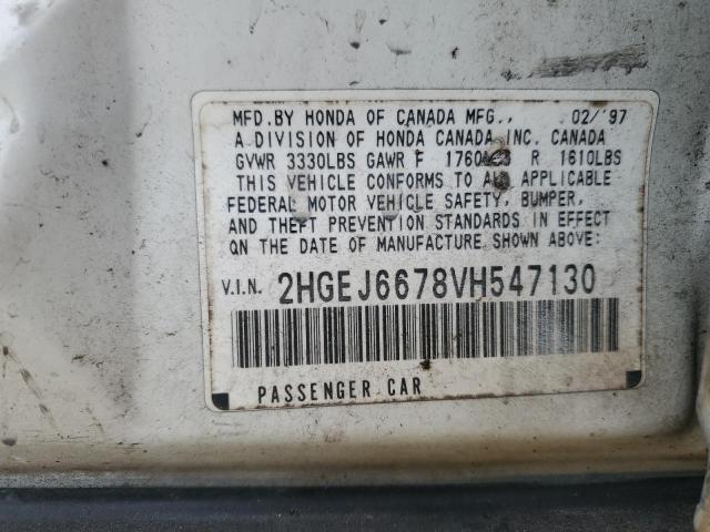 Photo 11 VIN: 2HGEJ6678VH547130 - HONDA CIVIC LX 