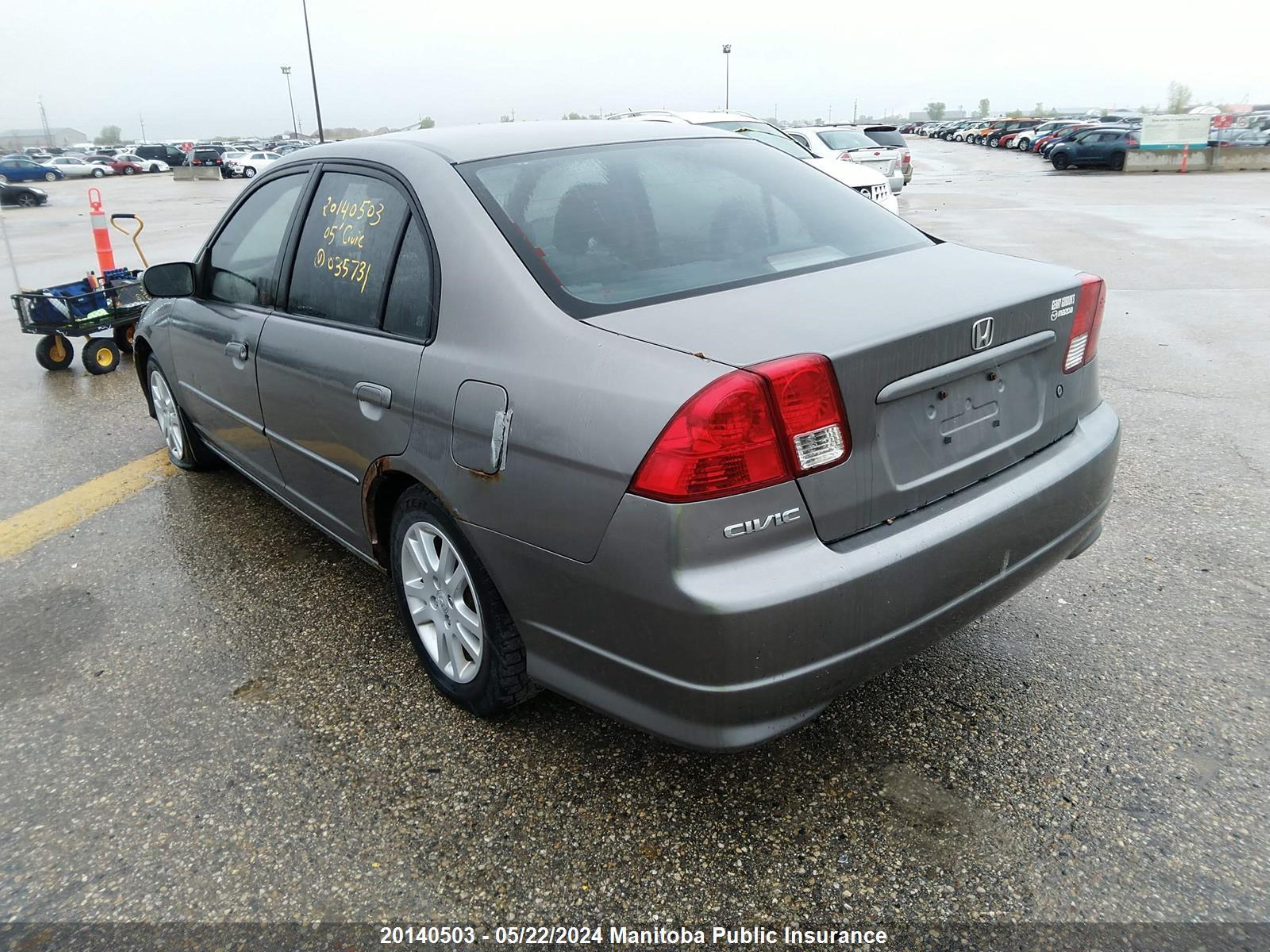 Photo 2 VIN: 2HGES15645H035731 - HONDA CIVIC 