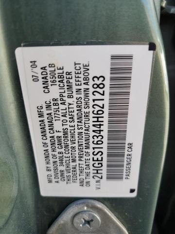 Photo 11 VIN: 2HGES16344H621283 - HONDA CIVIC 