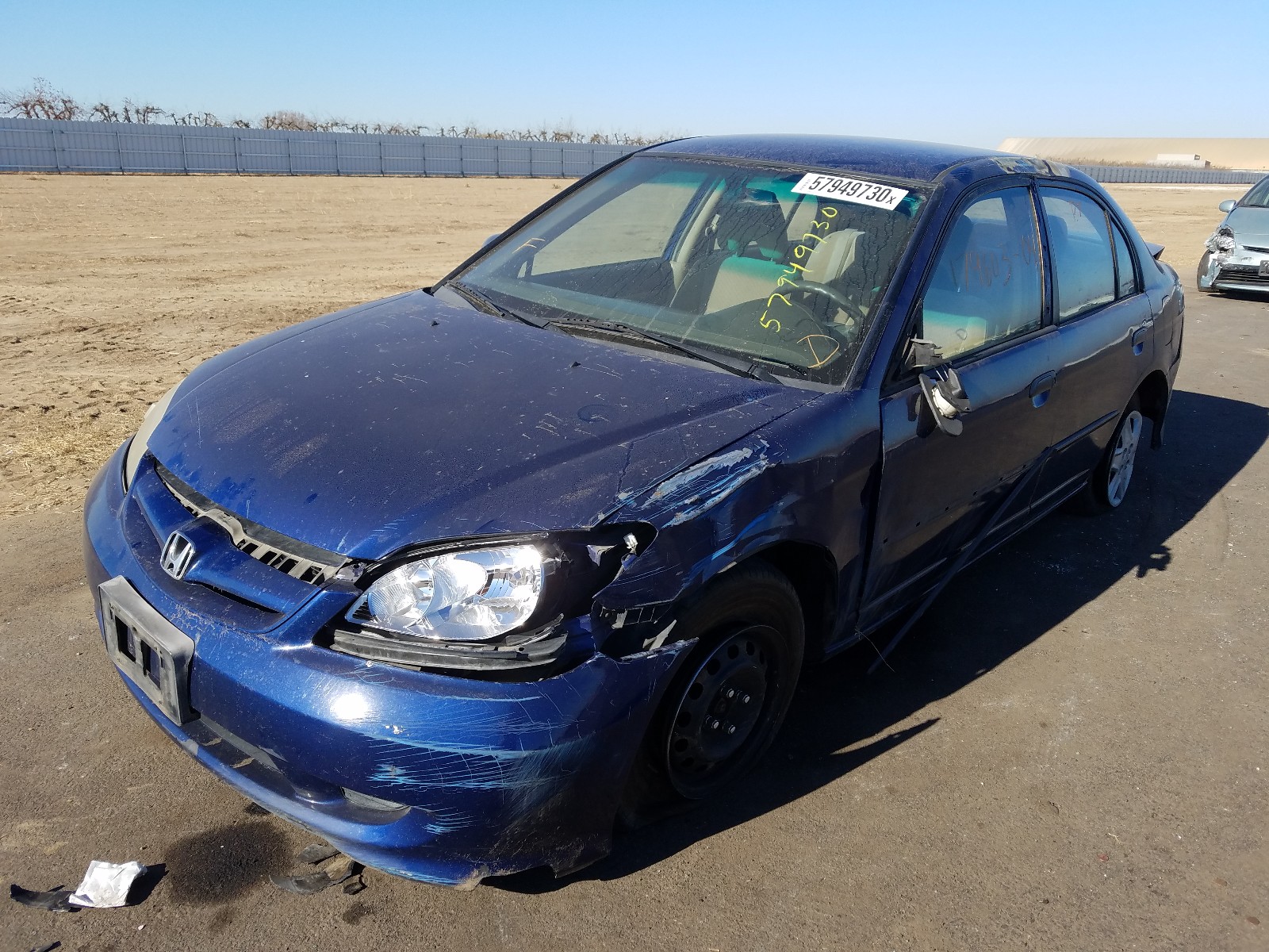 Photo 1 VIN: 2HGES163X4H567813 - HONDA CIVIC DX V 