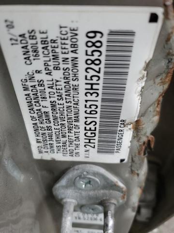 Photo 11 VIN: 2HGES16513H528589 - HONDA CIVIC 