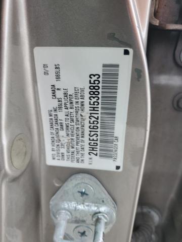 Photo 11 VIN: 2HGES16521H538853 - HONDA CIVIC 