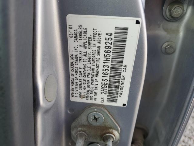 Photo 11 VIN: 2HGES16531H569254 - HONDA CIVIC LX 