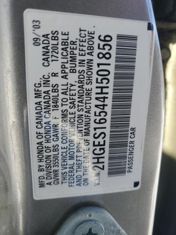 Photo 11 VIN: 2HGES16544H501856 - HONDA CIVIC 