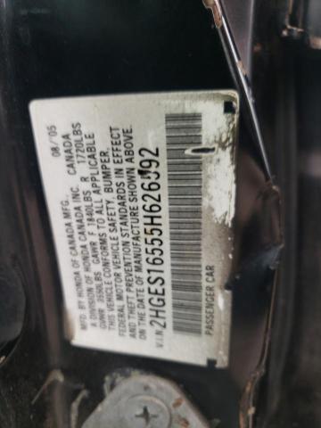 Photo 11 VIN: 2HGES16555H626592 - HONDA CIVIC LX 