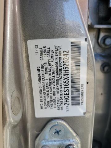 Photo 11 VIN: 2HGES165X4H529242 - HONDA CIVIC 