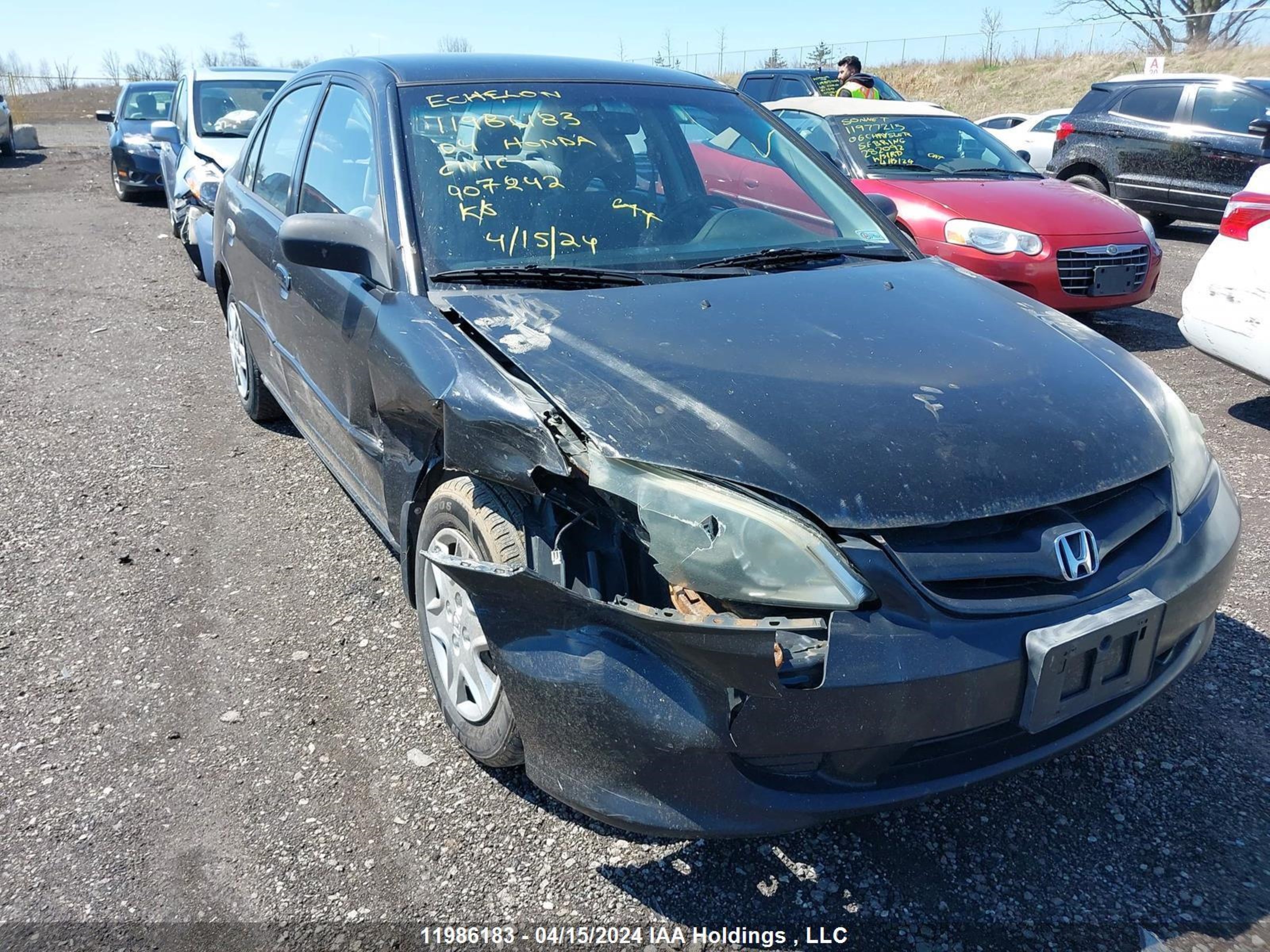 Photo 5 VIN: 2HGES16644H907242 - HONDA CIVIC 