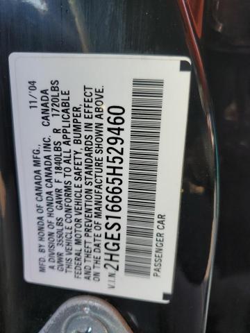 Photo 11 VIN: 2HGES16665H529460 - HONDA CIVIC 