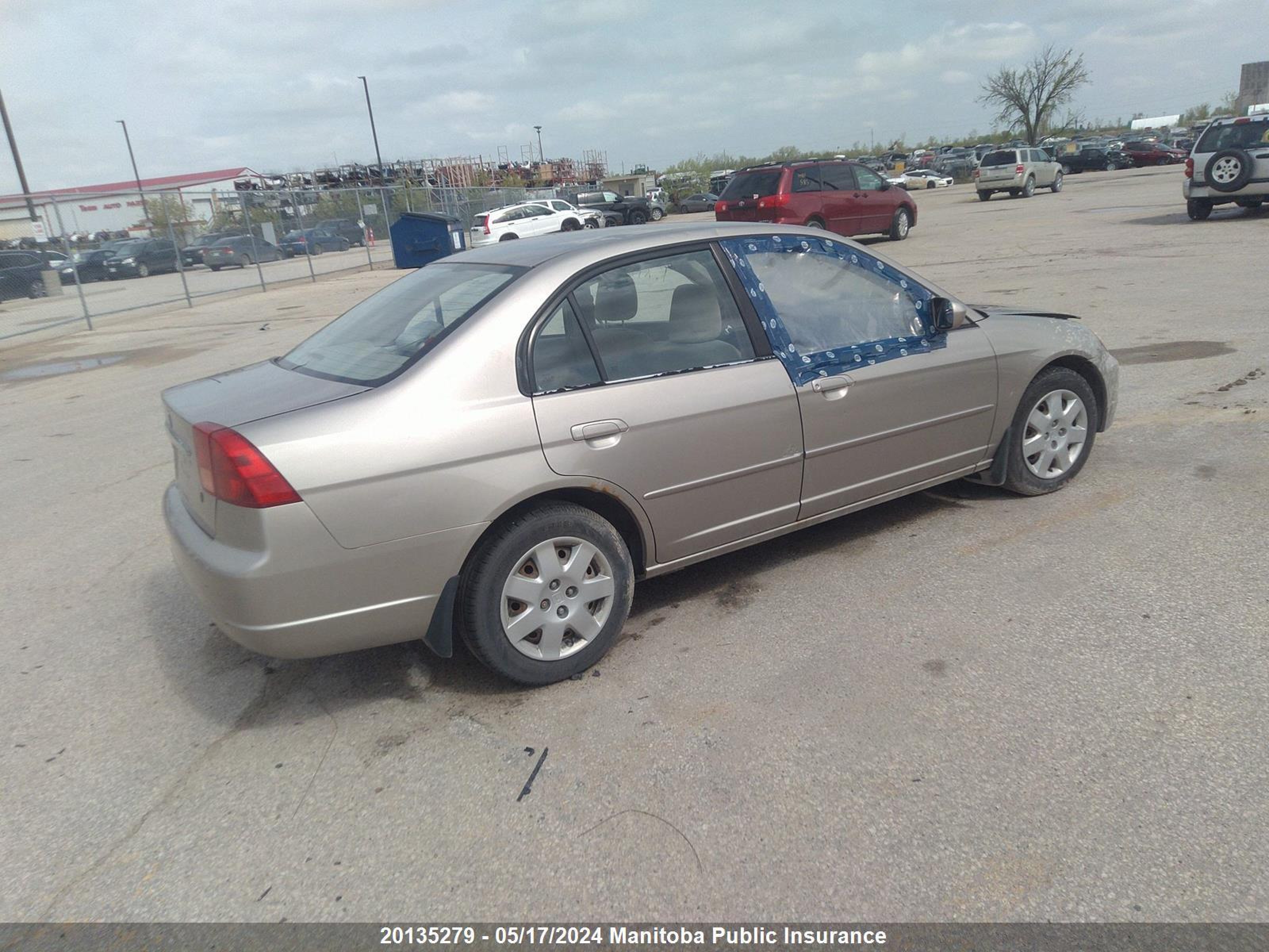 Photo 3 VIN: 2HGES168X2H905977 - HONDA CIVIC 