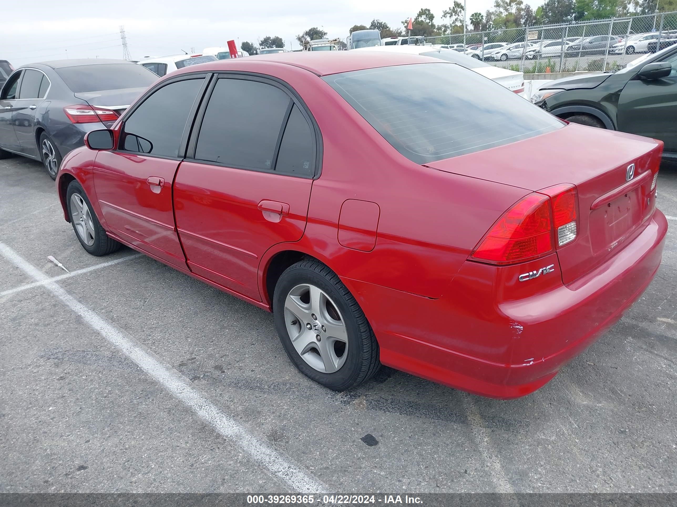 Photo 2 VIN: 2HGES26705H522258 - HONDA CIVIC 