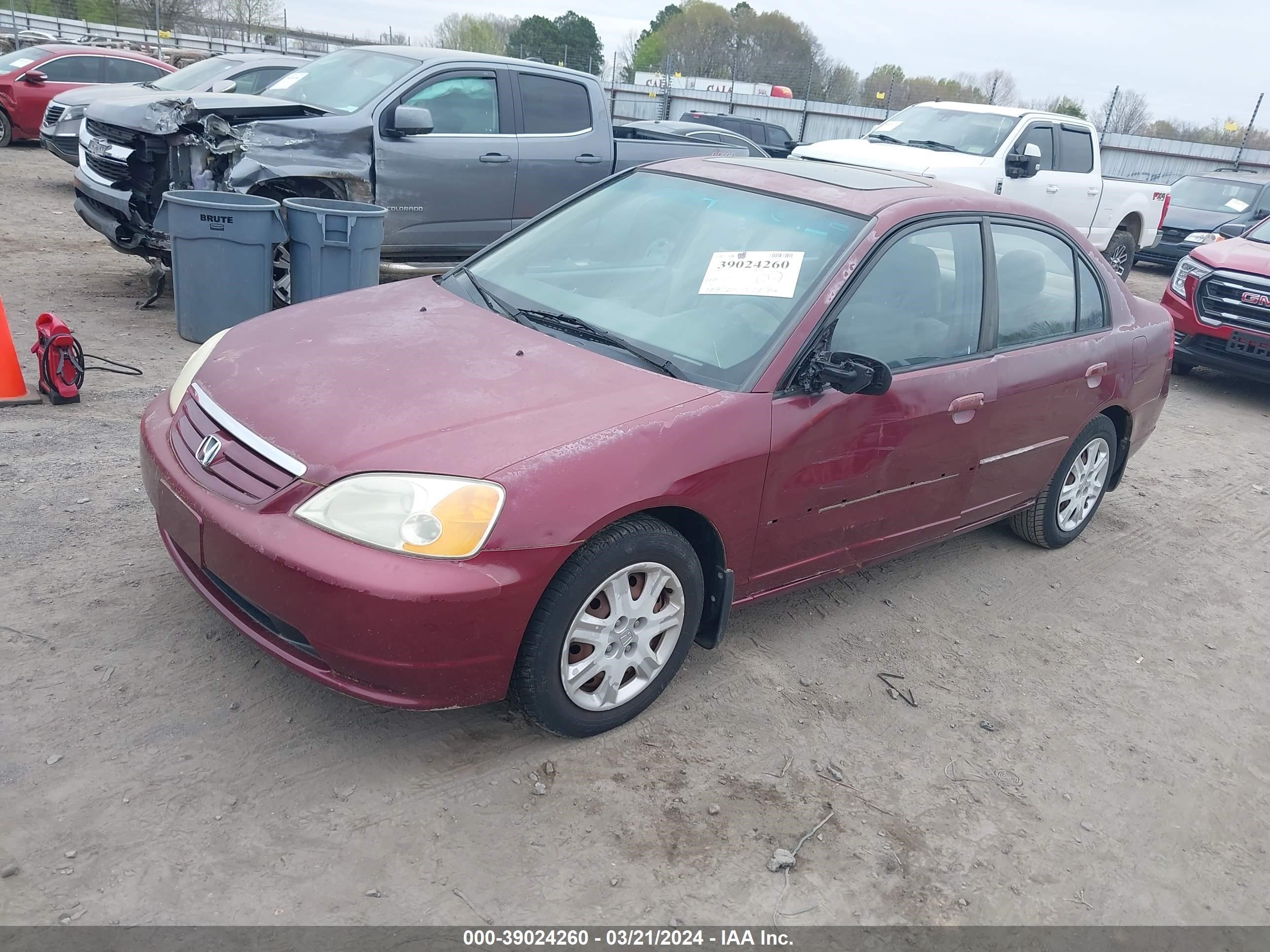 Photo 1 VIN: 2HGES26723H568008 - HONDA CIVIC 