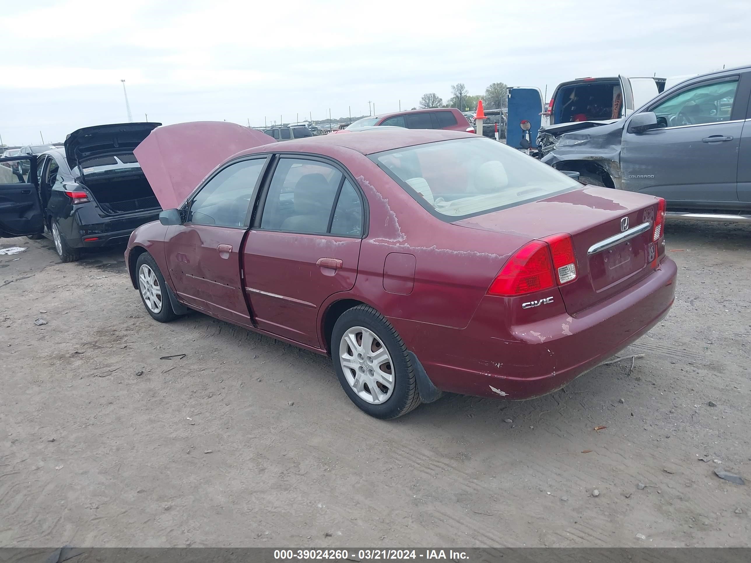 Photo 2 VIN: 2HGES26723H568008 - HONDA CIVIC 