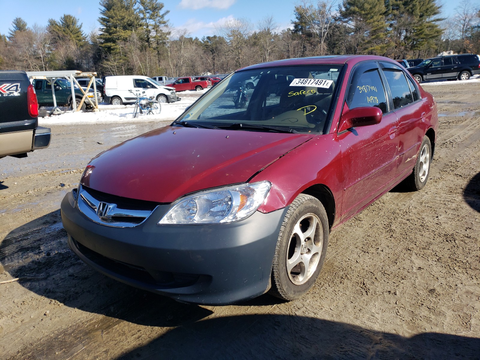 Photo 1 VIN: 2HGES26774H553361 - HONDA CIVIC EX 