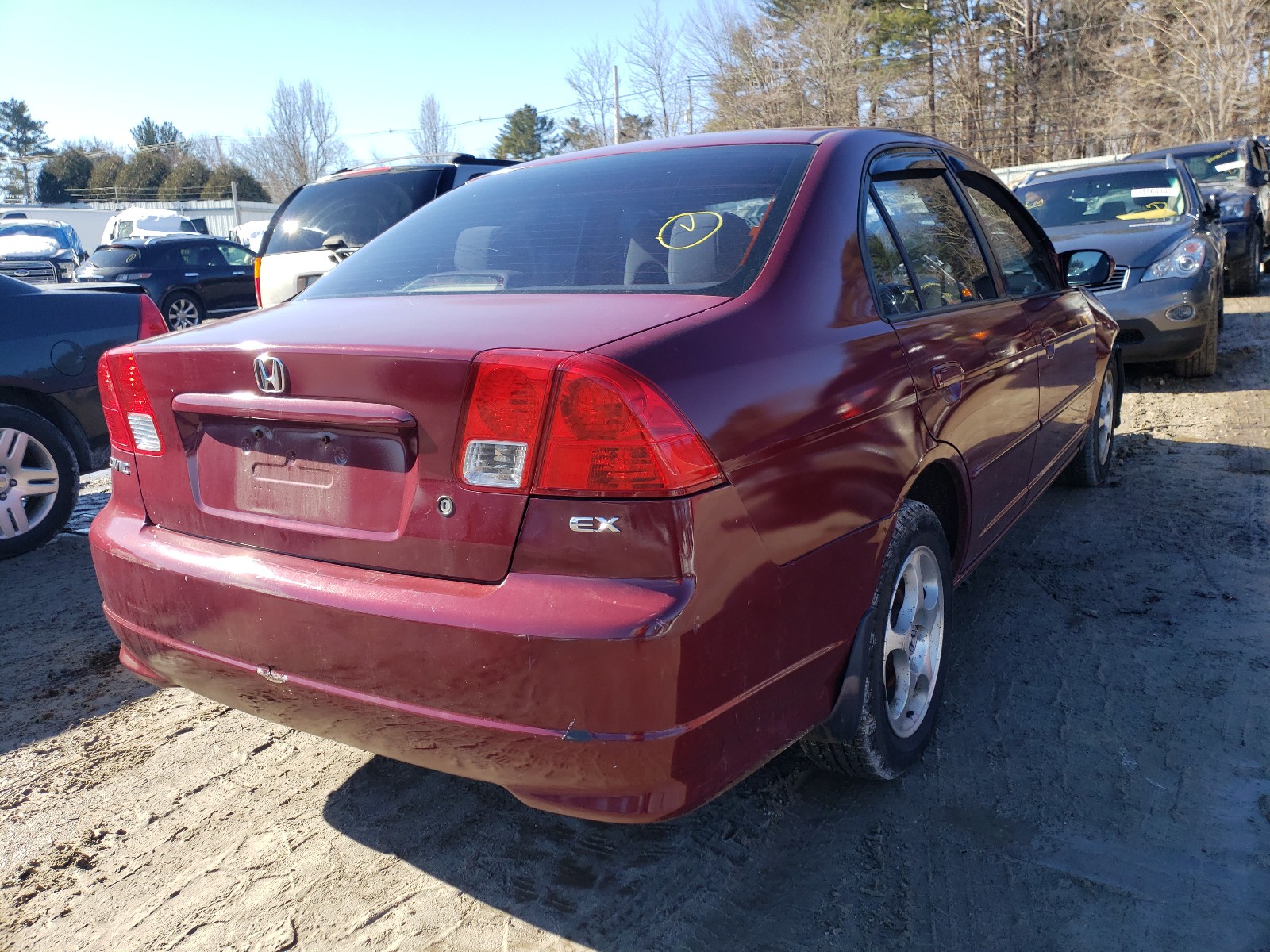 Photo 3 VIN: 2HGES26774H553361 - HONDA CIVIC EX 