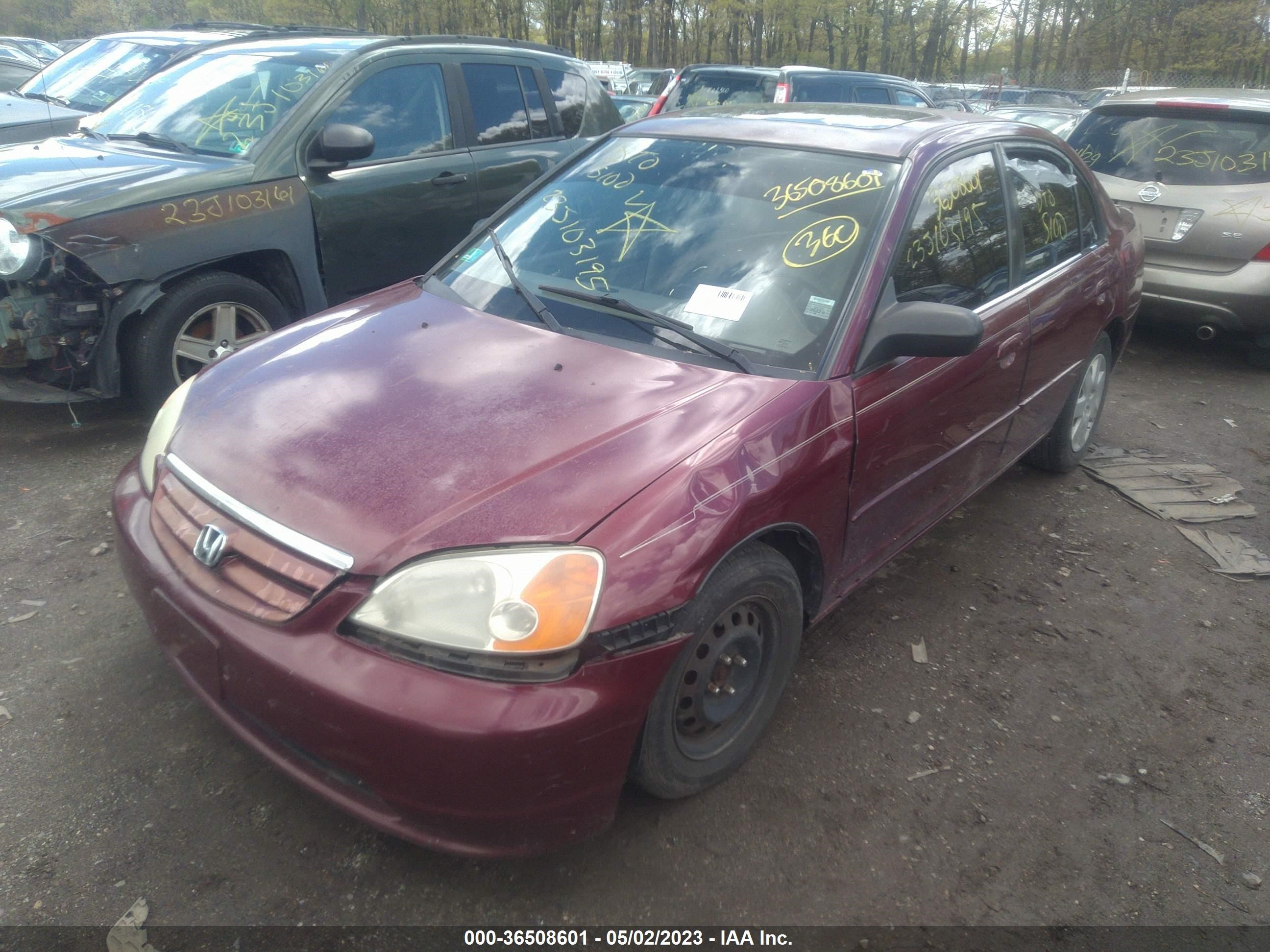 Photo 1 VIN: 2HGES26782H502965 - HONDA CIVIC 