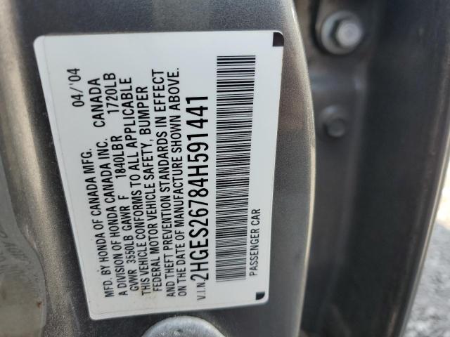 Photo 11 VIN: 2HGES26784H591441 - HONDA CIVIC EX 