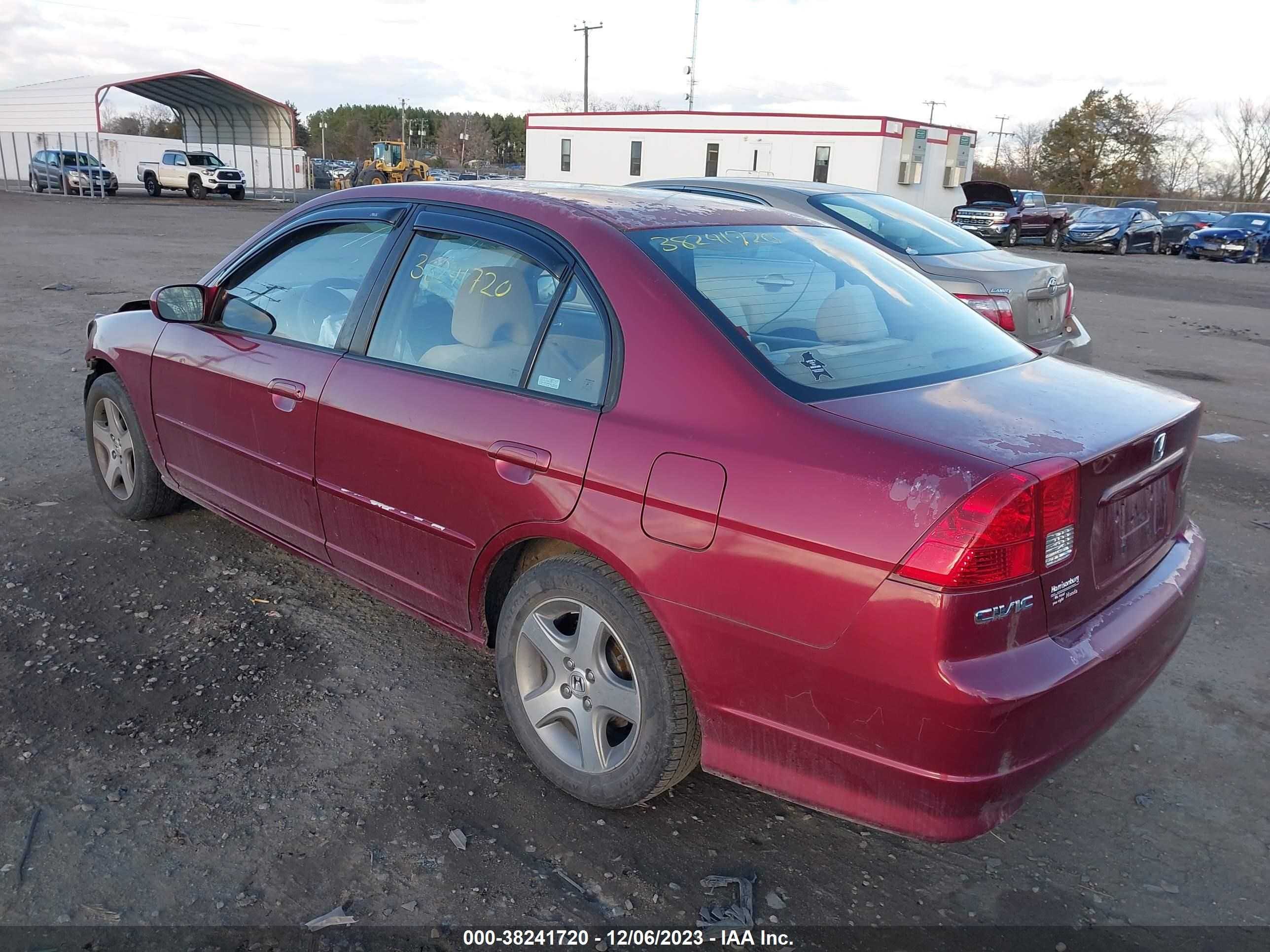 Photo 2 VIN: 2HGES26845H605281 - HONDA CIVIC 