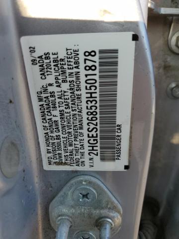 Photo 11 VIN: 2HGES26853H501878 - HONDA CIVIC EX 