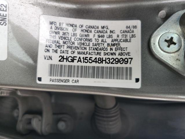 Photo 11 VIN: 2HGFA15548H329097 - HONDA CIVIC 