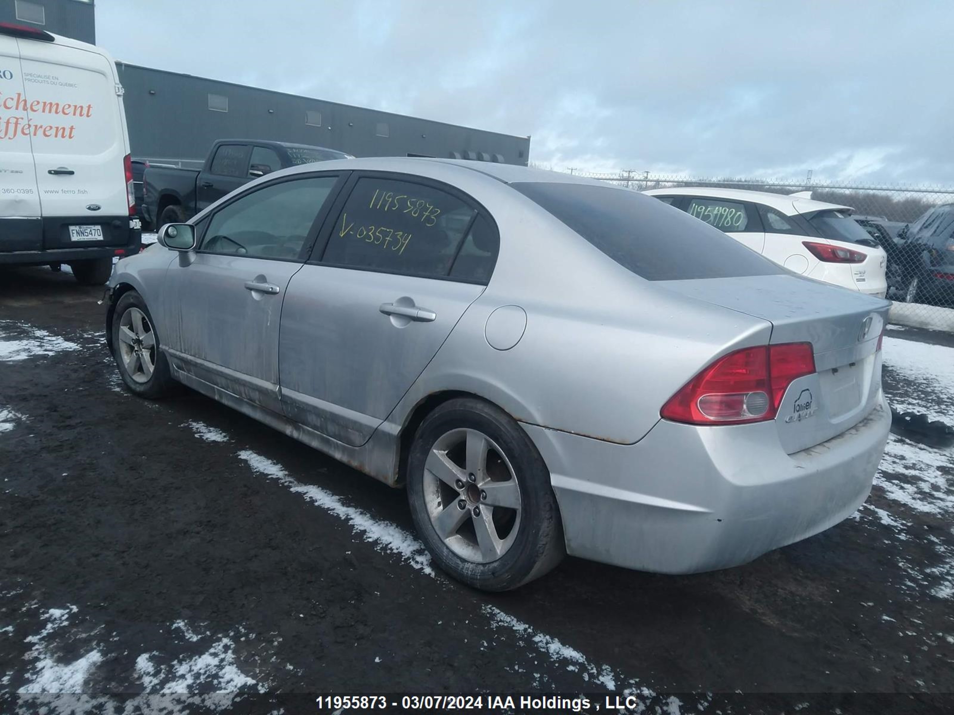 Photo 2 VIN: 2HGFA15587H035734 - HONDA CIVIC 