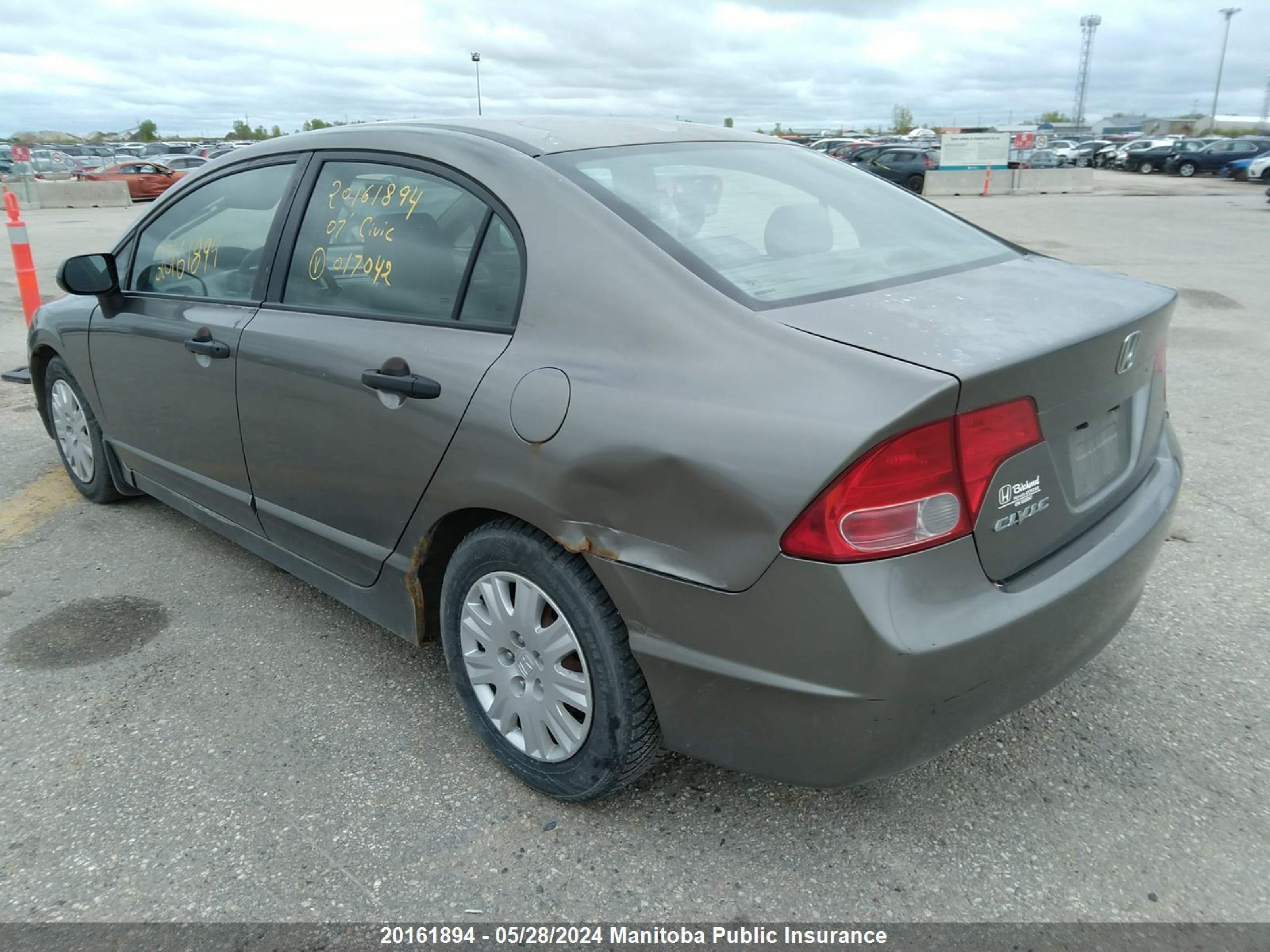 Photo 5 VIN: 2HGFA16337H017042 - HONDA CIVIC 