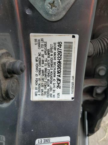 Photo 11 VIN: 2HGFA16369H329746 - HONDA CIVIC VP 