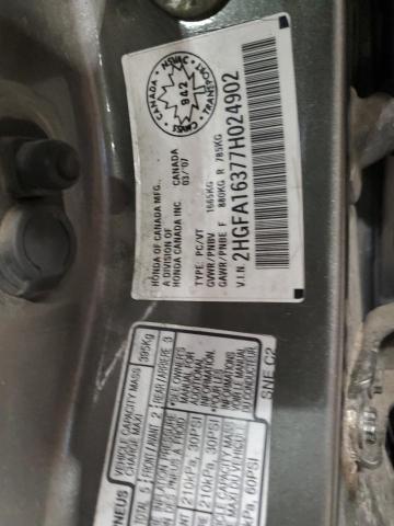 Photo 11 VIN: 2HGFA16377H024902 - HONDA CIVIC DX 