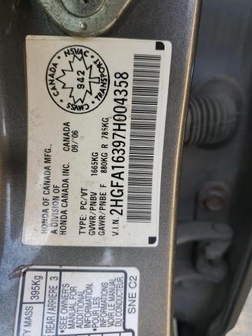 Photo 12 VIN: 2HGFA16397H004358 - HONDA CIVIC DX 