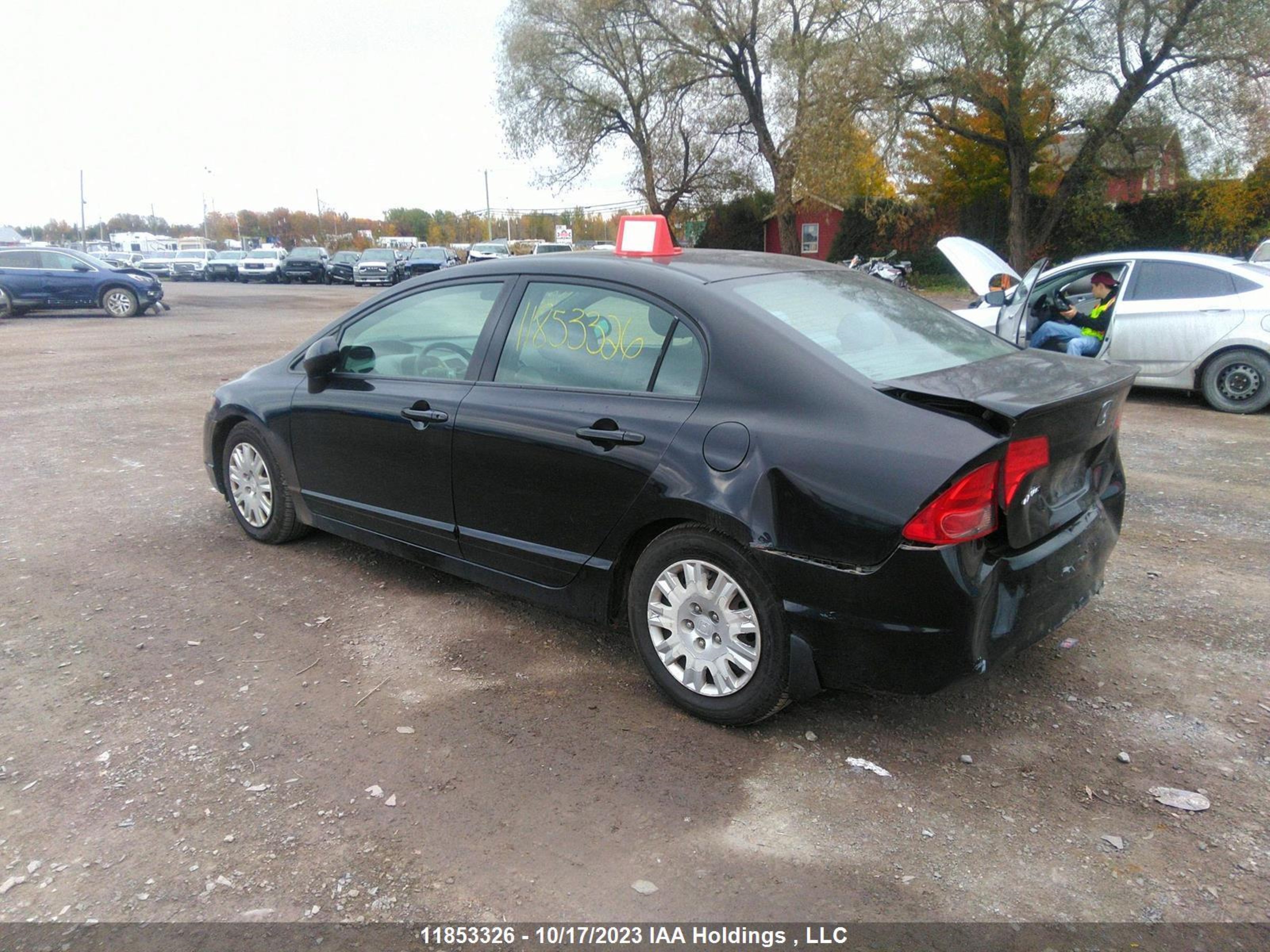 Photo 2 VIN: 2HGFA163X7H033481 - HONDA CIVIC 