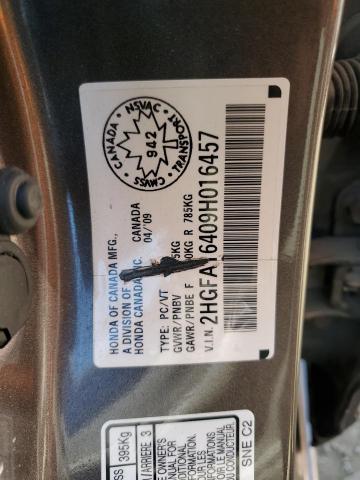 Photo 11 VIN: 2HGFA16409H016457 - HONDA CIVIC DX-G 