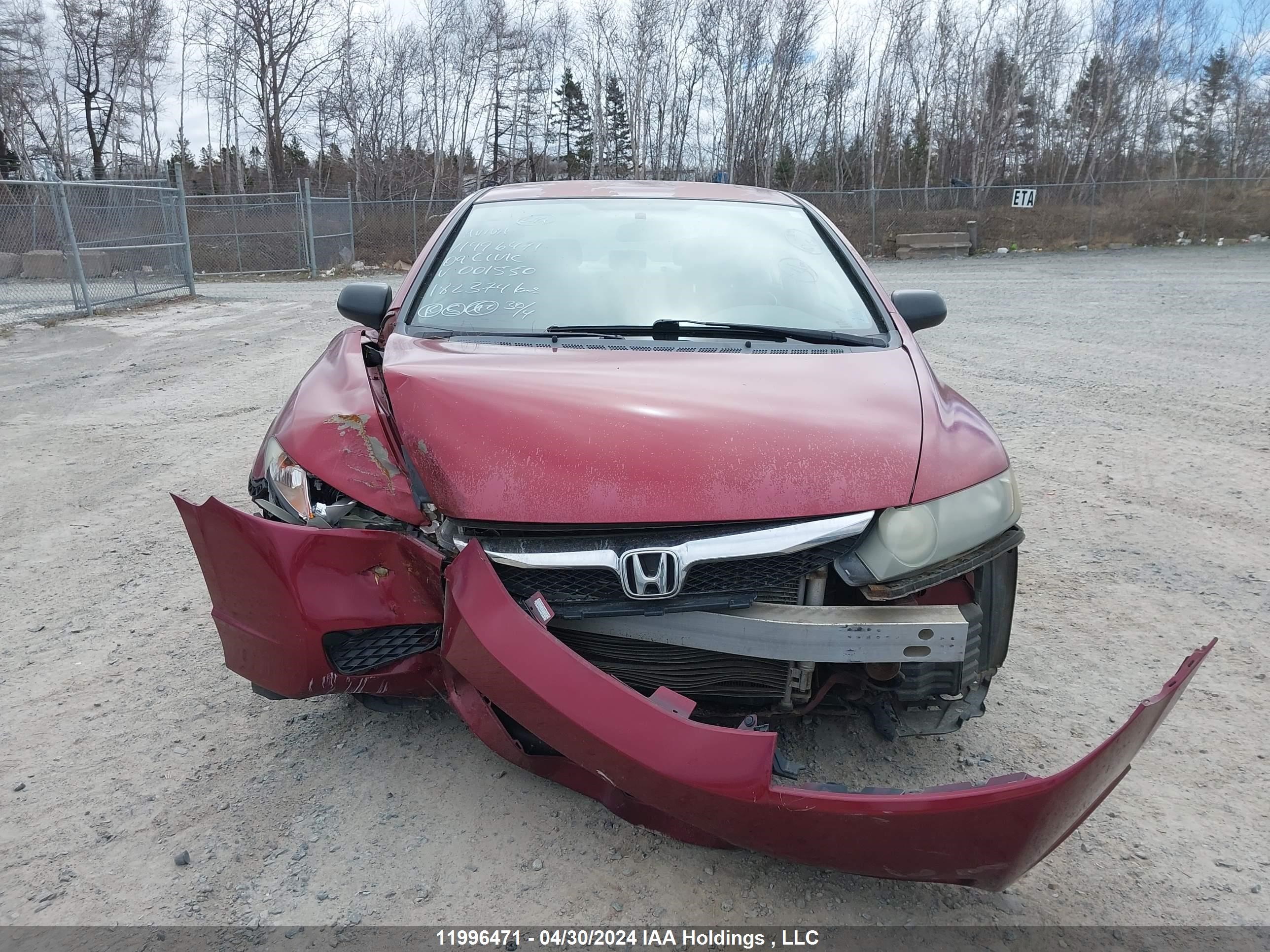 Photo 12 VIN: 2HGFA16439H001550 - HONDA CIVIC 