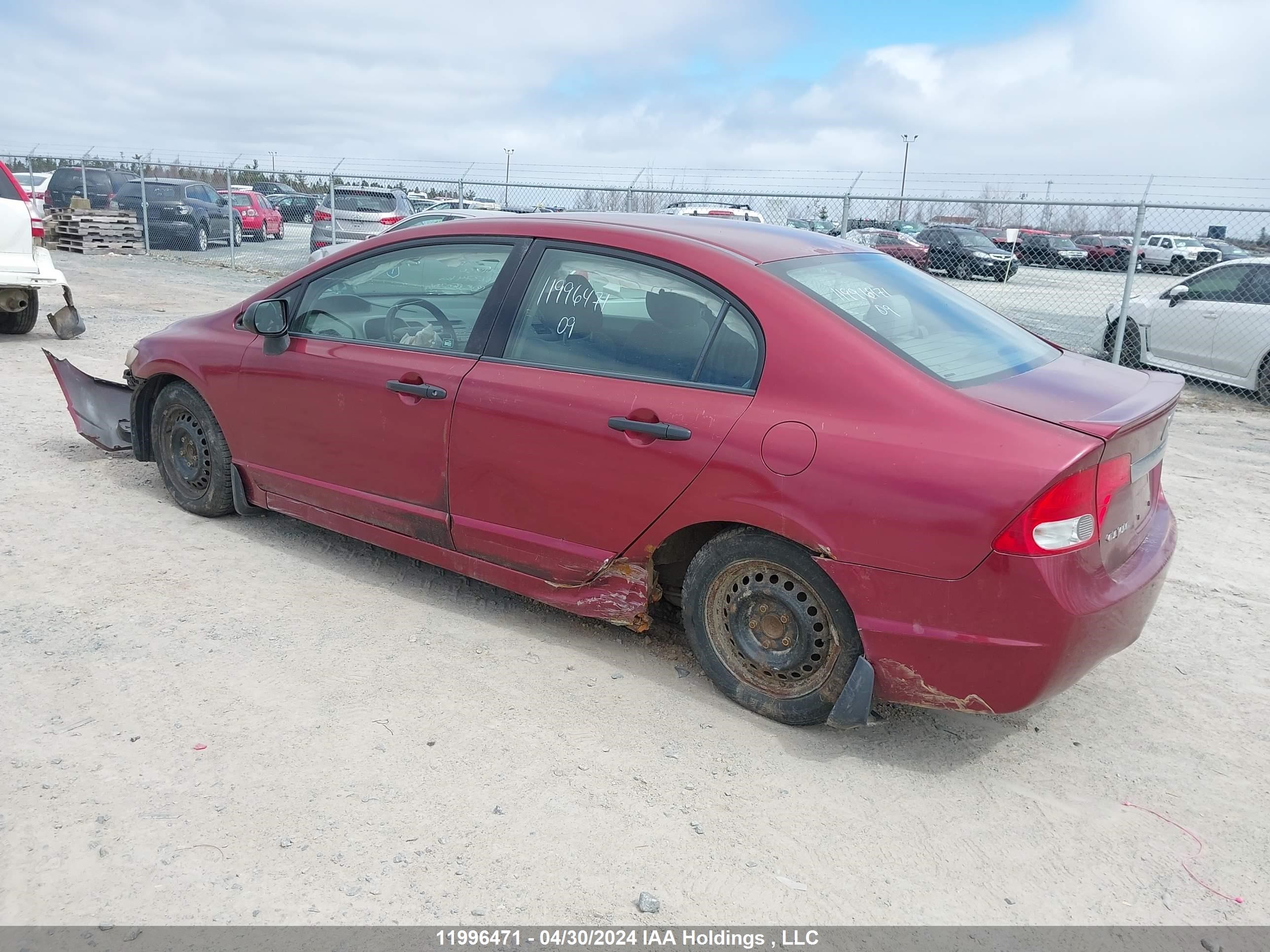 Photo 2 VIN: 2HGFA16439H001550 - HONDA CIVIC 