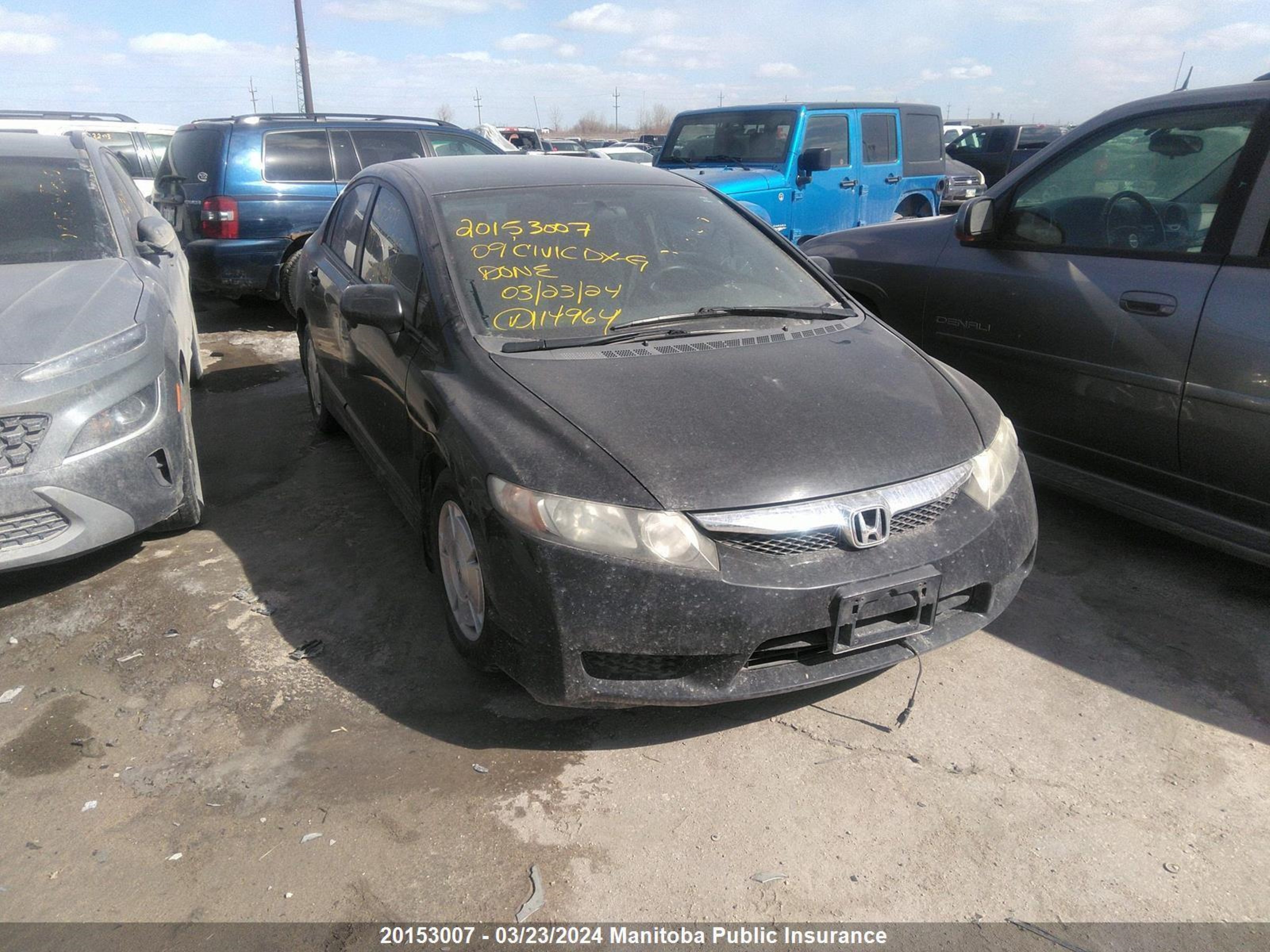 Photo 0 VIN: 2HGFA16439H114964 - HONDA CIVIC 