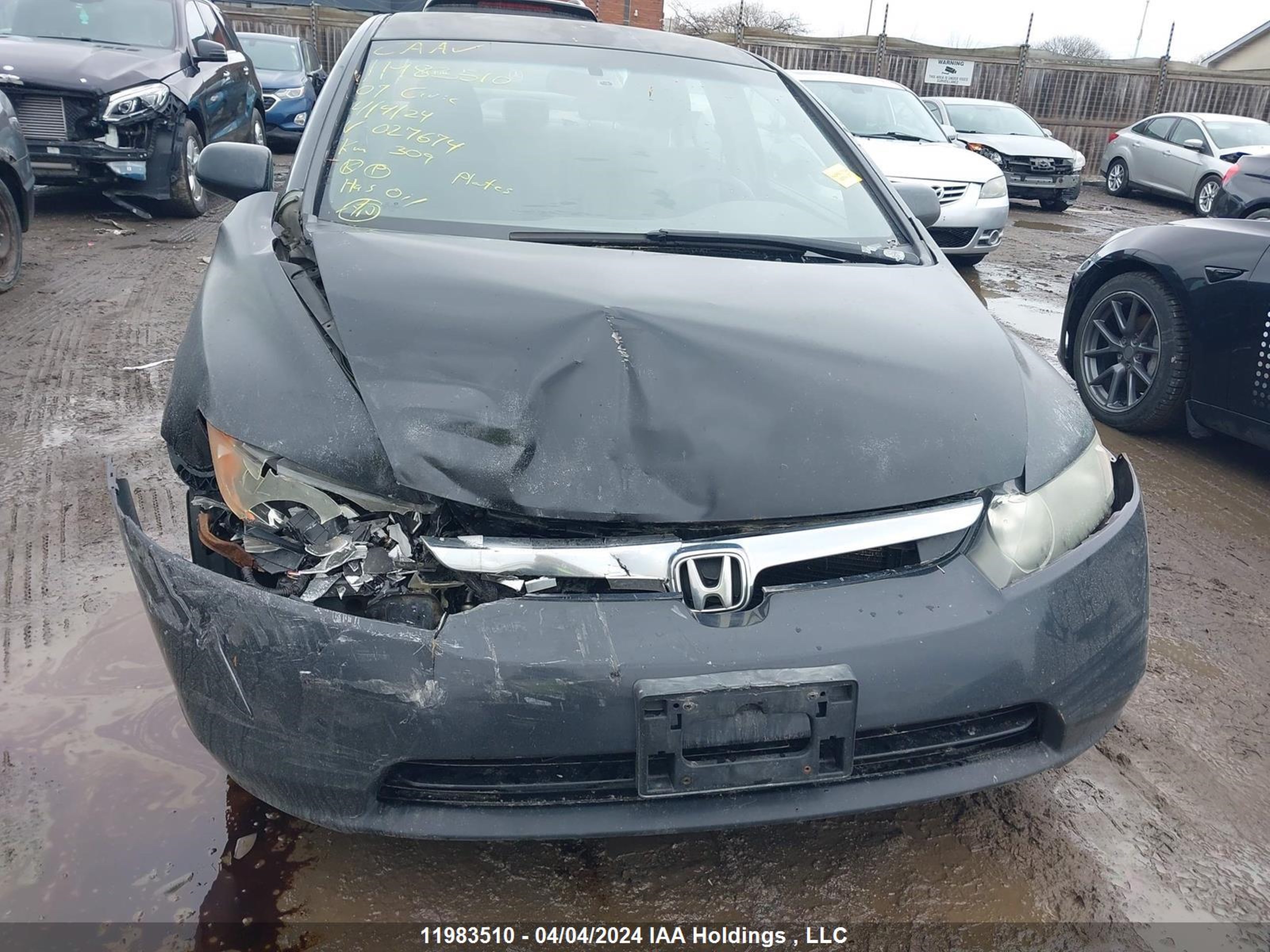 Photo 5 VIN: 2HGFA16507H027674 - HONDA CIVIC 