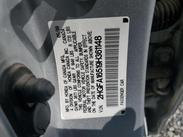 Photo 11 VIN: 2HGFA16519H361148 - HONDA CIVIC 