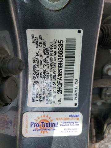 Photo 11 VIN: 2HGFA16519H366835 - HONDA CIVIC LX 