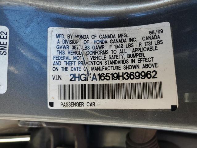 Photo 12 VIN: 2HGFA16519H369962 - HONDA CIVIC LX 