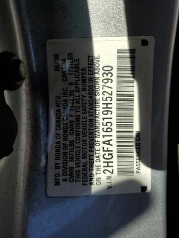 Photo 11 VIN: 2HGFA16519H527930 - HONDA CIVIC LX 