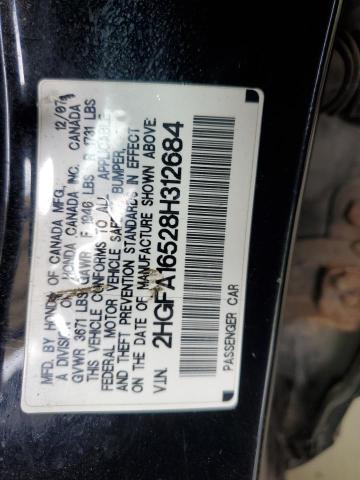 Photo 12 VIN: 2HGFA16528H312684 - HONDA CIVIC 