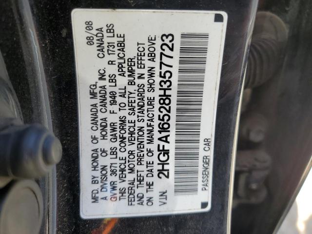 Photo 11 VIN: 2HGFA16528H357723 - HONDA CIVIC 