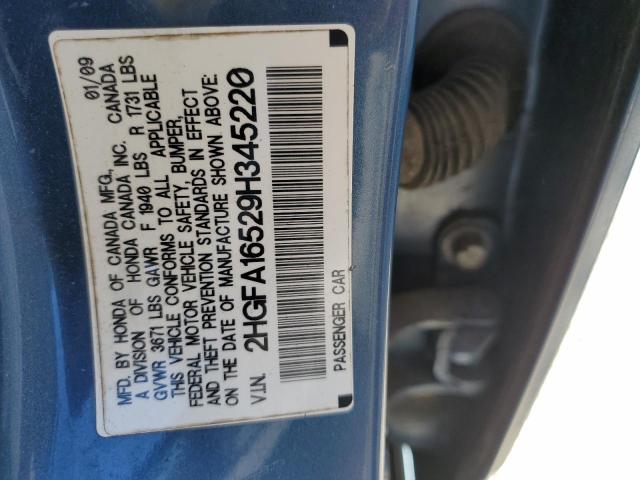 Photo 11 VIN: 2HGFA16529H345220 - HONDA CIVIC LX 