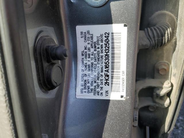 Photo 12 VIN: 2HGFA16539H325042 - HONDA CIVIC 