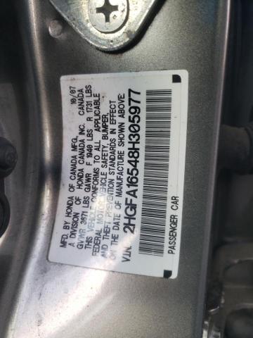 Photo 11 VIN: 2HGFA16548H305977 - HONDA CIVIC 